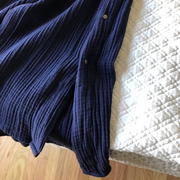 Soft Surroundings Saba Tunic Top Navy - Picture 5 of 12